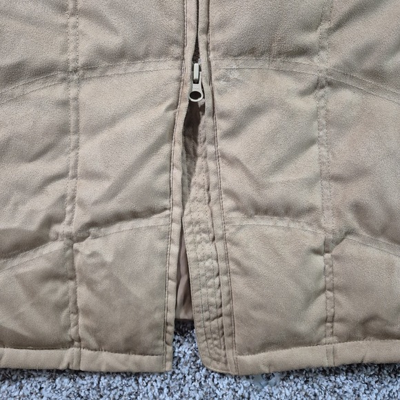 L. L. Bean Womens Goose Down Parka Puffer Sherpa Collar Medium Reg Zip Jacket - Picture 5 of 12
